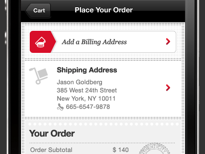 Your Order black fab grey gui helvetica neue icon iphone shop white