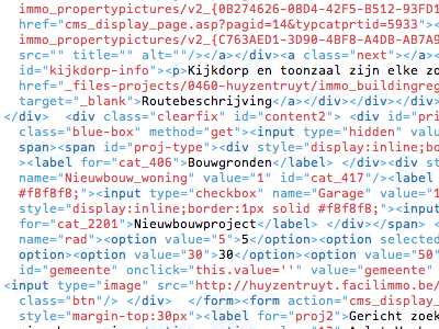 My code slaughtered butchered code code crappy html espresso inline styling