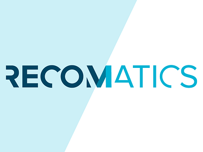 RecoMatics blue illustrator logo