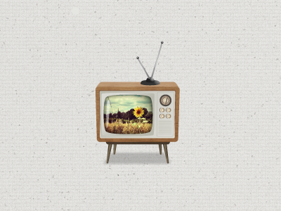 The Sun Always Shines On TV illustration illustrator old old paper paper photoshop television telly texture tv vintage