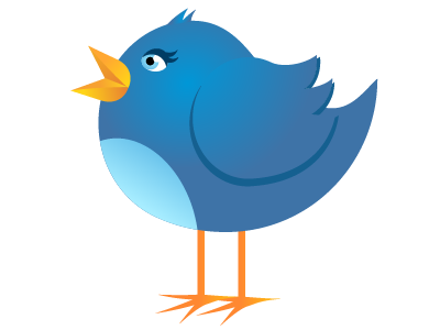 Twitter birdie bird blue icon illustration illustrator twitter