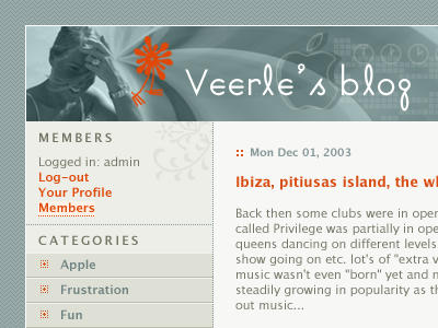 Veerle's blog 1.0