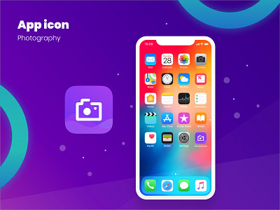 App icon Photoshoot ios logo sketchapp uidesign