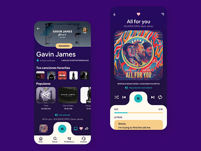 Music Player Concept app dailyui design designer figma music music app musicplayer ui uidesign