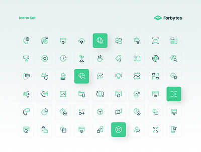 Icons set branding design icons pack icons set lviv ui