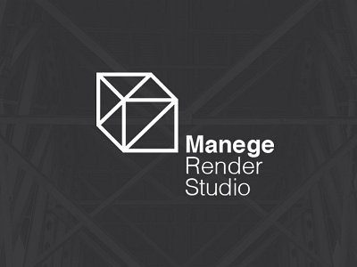 Manege RS architecture construction design logo mark roof solid studio