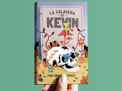 La Calavera de Kevin - Book Cover book book cover book illustration children childrens illustration illustration kids skull story