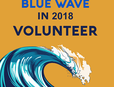 Blue Wave design graphic design