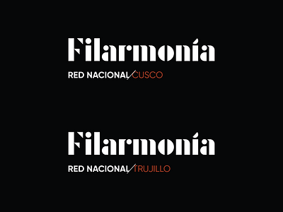 Branding - Filarmonía branding graphic design logo
