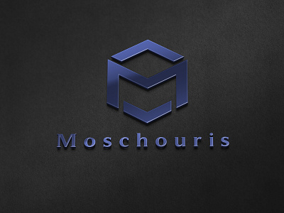 "M" Letter Unique & Minimalist Moschouris Logo