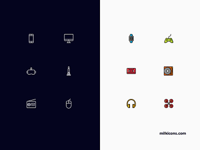 Milk Icons