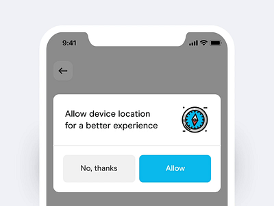 Location Permissions ae after effect animation design icon icons illustration ios kit matte ui