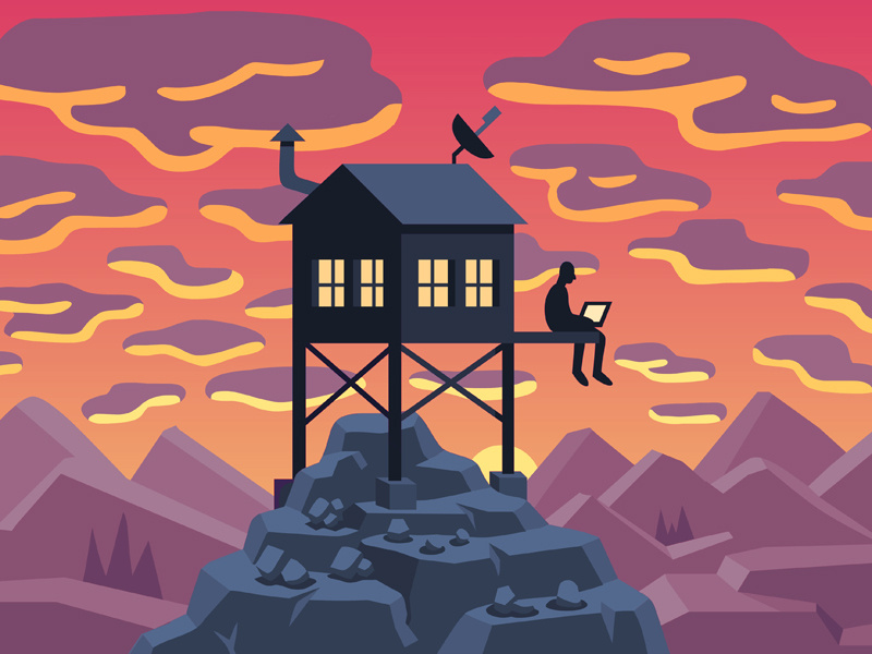 Wilderness Wifi by Chi Birmingham on Dribbble