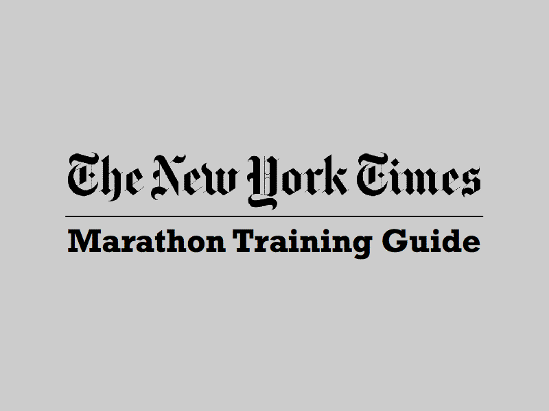 NY Times: Marathon Training Guide animation gif illustration vector