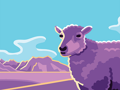 Buckley Pet: Lamb illustration lamb packaging vector