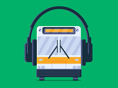 Google Play Music - Morning Commute Playlist google illustration music vector
