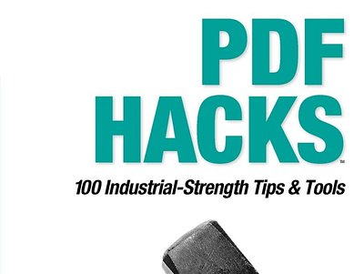 (BOOKS)-PDF Hacks: 100 Industrial-Strength Tips & Tools app book books branding design download ebook illustration logo ui