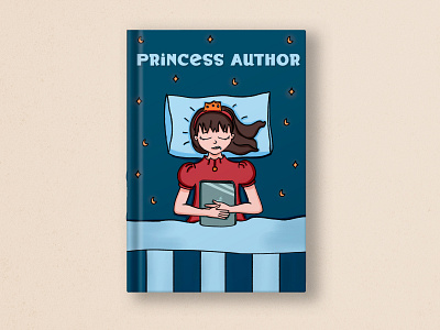 Princess Author 2d book cartoon design digitalart drawing illustration ilustration