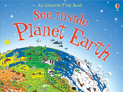 (EPUB)-planet earth app book books branding design download ebook illustration logo ui