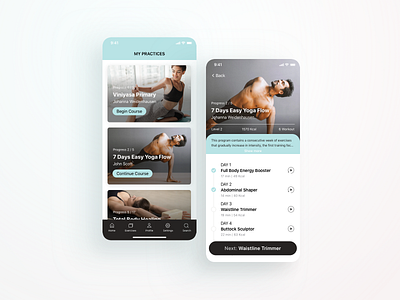 Yoga App (IOS 11) app apple ios11 mobile yoga
