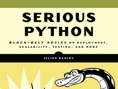(BOOKS)-Serious Python: Black-Belt Advice on Deployment, Scalabi app book books branding design download ebook illustration logo ui