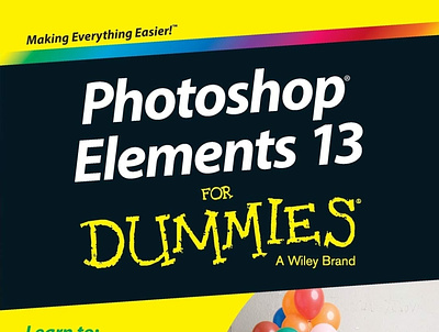 (EBOOK)-Photoshop Elements 13 For Dummies app book books branding design download ebook illustration logo ui