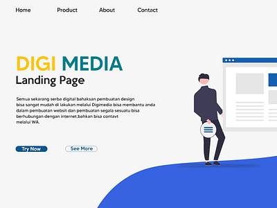 landing page