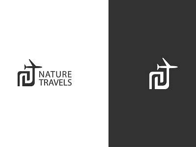 Nature Travels graphic design illustrator logo nature travels