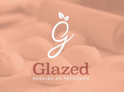 Glazed Logo baker bakery bakery logo baking cake cakes cookie cookies dough fresh glazed gluten free icing logo logos new logo vegan