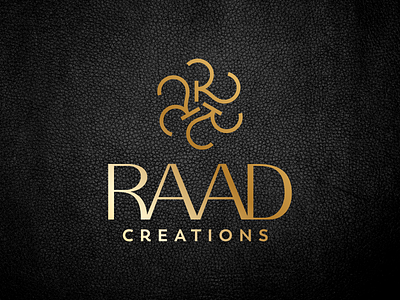RAAD Logo Deign business circular geometric gold logo logo designs logomark new logos professional r sophisticated spiral