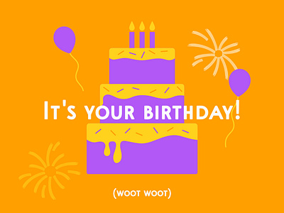 "It's Your Birthday" Card church design greeting card