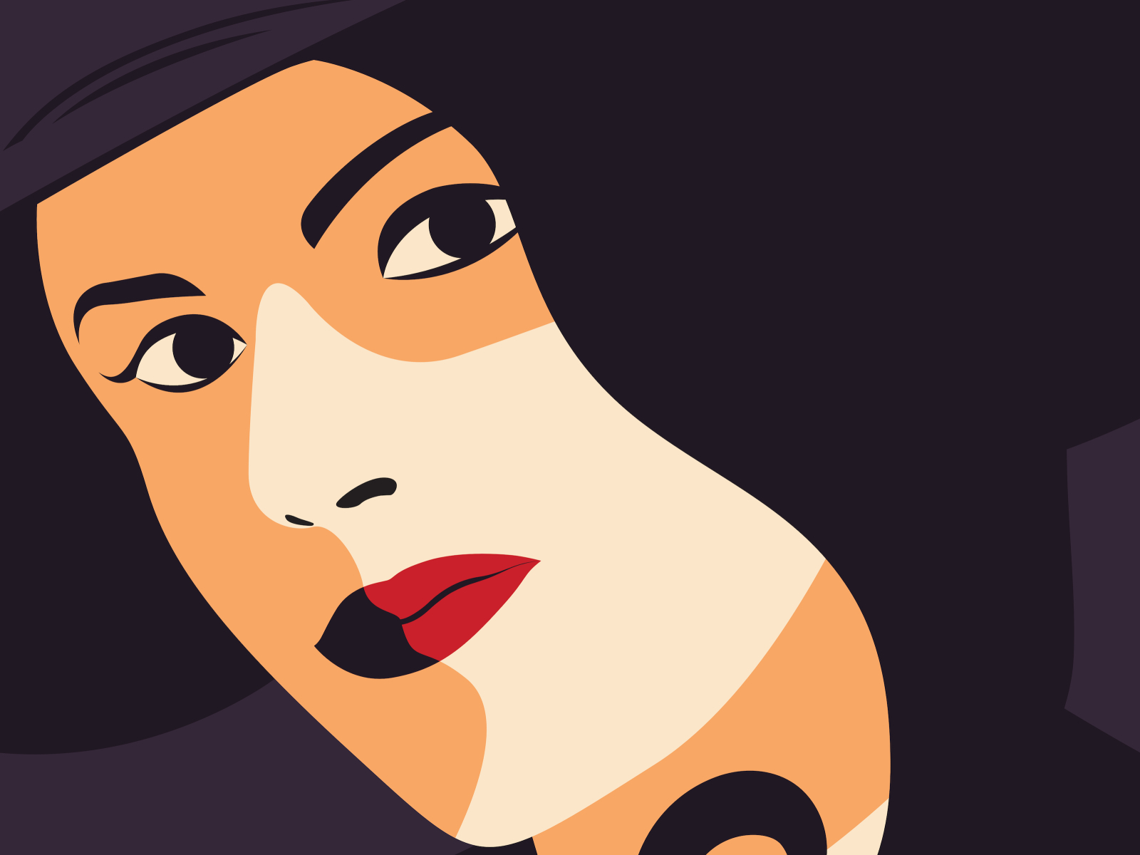 Woman in Purple by Brady Leavell on Dribbble