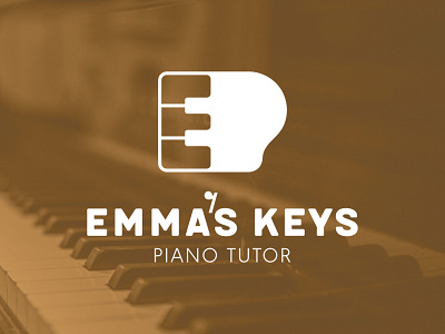 Emma's Keys affinity designer e keyboard keys logo music new piano