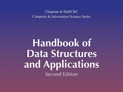 (READ)-Handbook of Data Structures and Applications (Chapman & H app book books branding design download ebook illustration logo ui