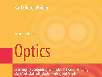(EPUB)-Optics: Learning by Computing, with Examples Using Maple, app book books branding design download ebook illustration logo ui
