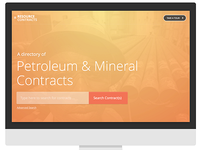 Resource Contracts Landing Pgae homepage landing page resource contracts
