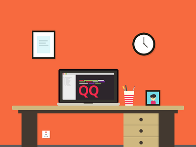 Work Desk desk laptop qq quantity queries work desk