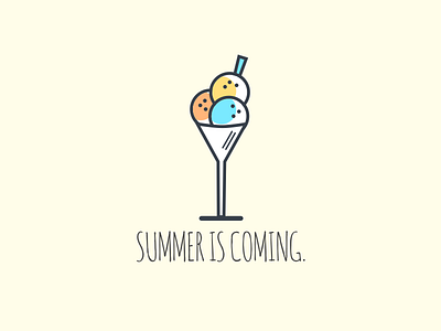 Summer Is Coming ice cream summer