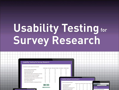 (DOWNLOAD)-Usability Testing for Survey Research app book books branding design download ebook illustration logo ui