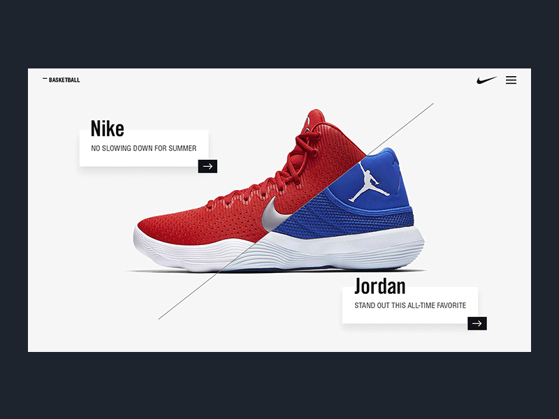 Nike online shop nike online shop ui ui design ux design web design