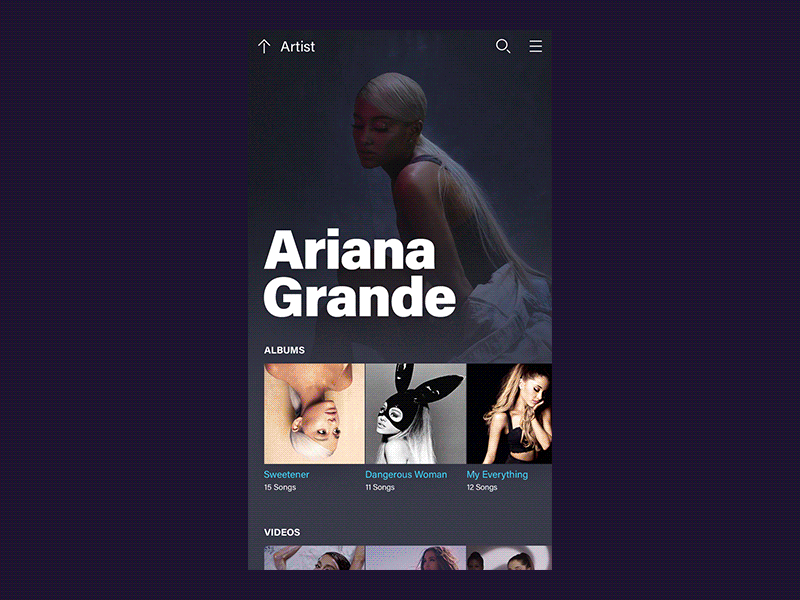 Music Player mobile app music prototyping ui ui design ux design