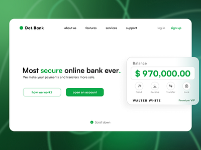 Online Bank – Dot.Bank Website