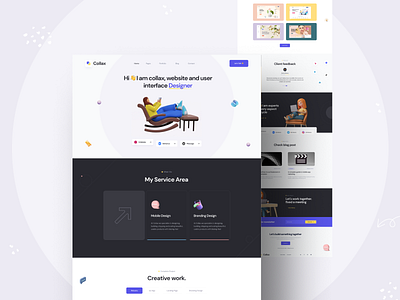 Collax creative agency website design