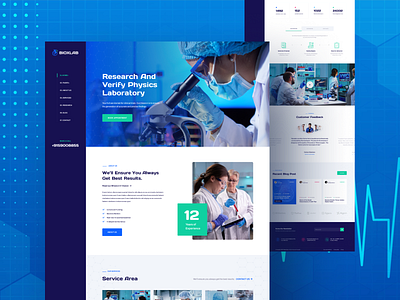 Bioxlab - Laboratory & Science Research Website Design