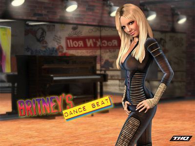 Britney's Dance Beat — Promotional Image 3d britney spears britneys dance beat illustration video games