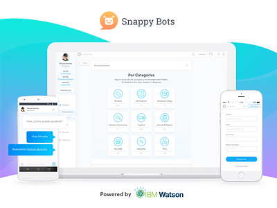 Chatbot - Product Design ai bots chatbots dashboard ibm platform product responsive ui ux