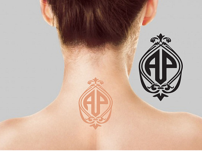 AP latter logo. tattoo design ap brand logo ap latter ap latter logo ap logo branding graphic design i need a tattoo designer logo luxry ap logo tattoo