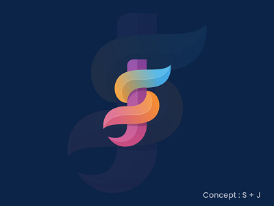JS modern logo design