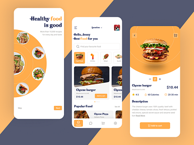 Food App Mobile Design