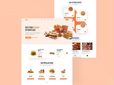 Food App Web Design